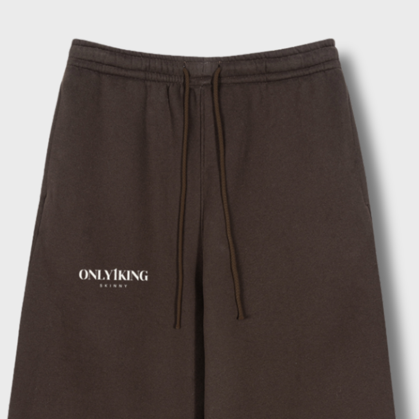 Fleece Drawstring Straight-Leg Sweatpants