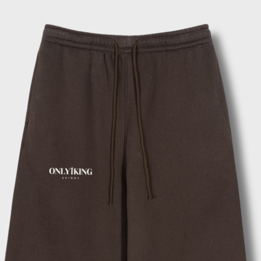 Fleece Drawstring Straight-Leg Sweatpants