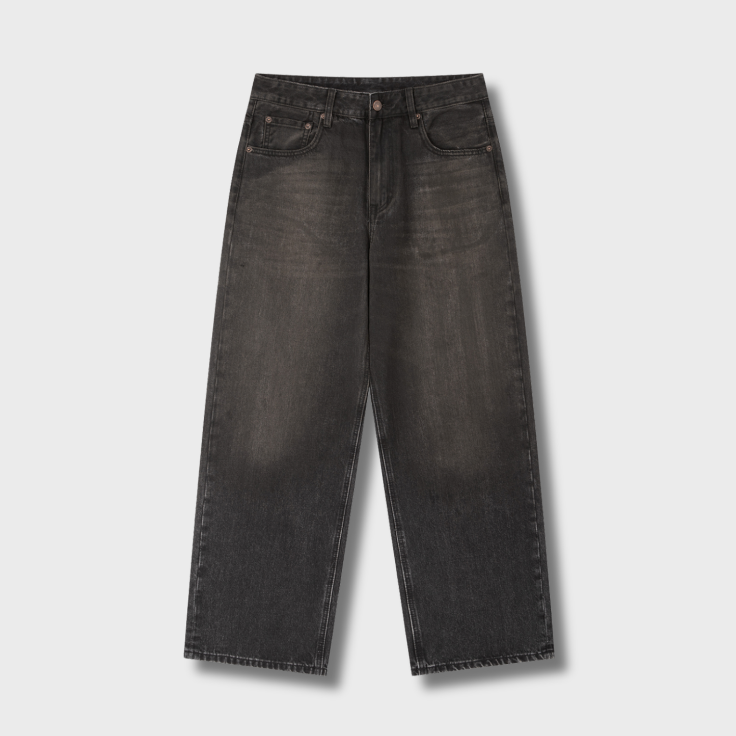 Vintage Wash Heavyweight Denim Jeans