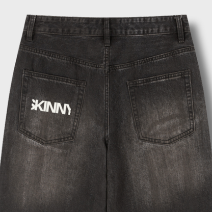 Vintage Wash Heavyweight Denim Jeans