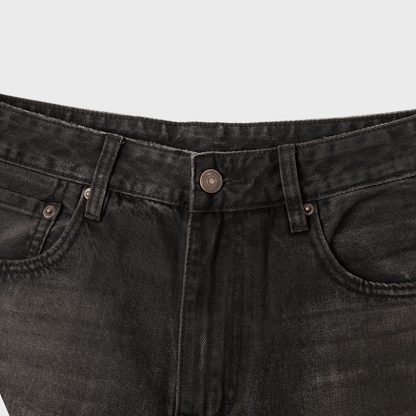 Vintage Wash Heavyweight Denim Jeans