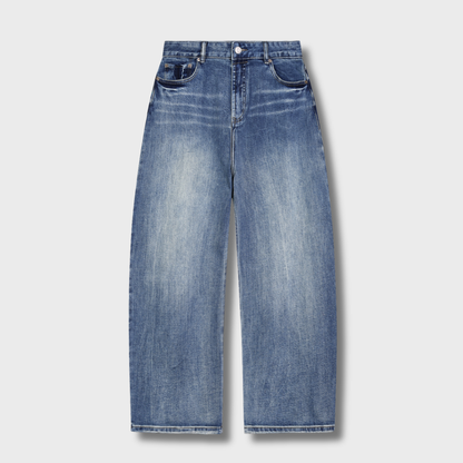 Sun Fade Heavyweight Denim Jeans