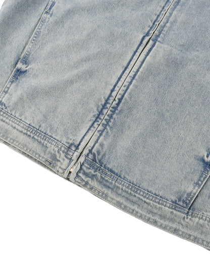 Denim,Casual,Oversized jacket